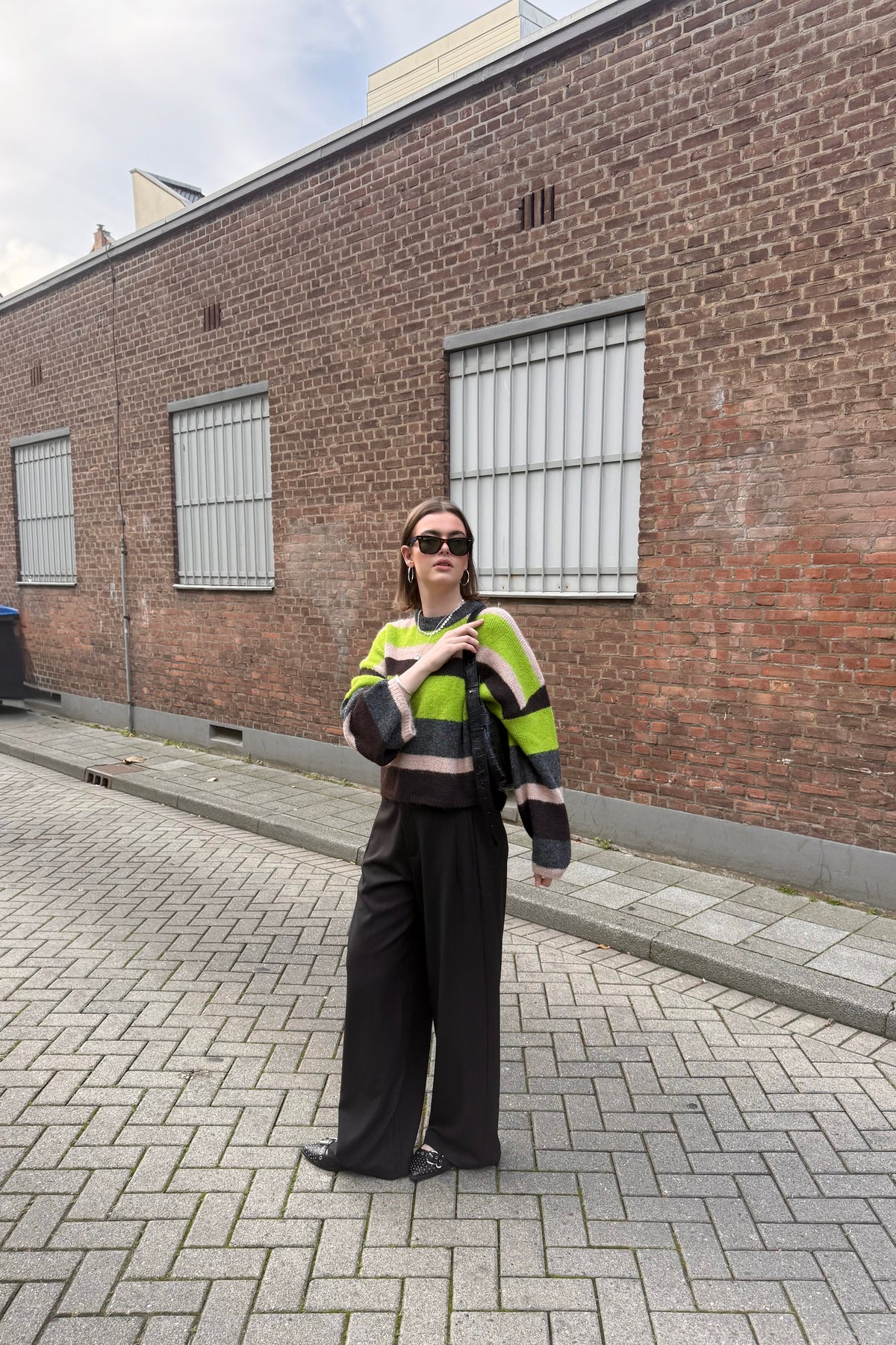 Lainey Trui - Multi/Groen