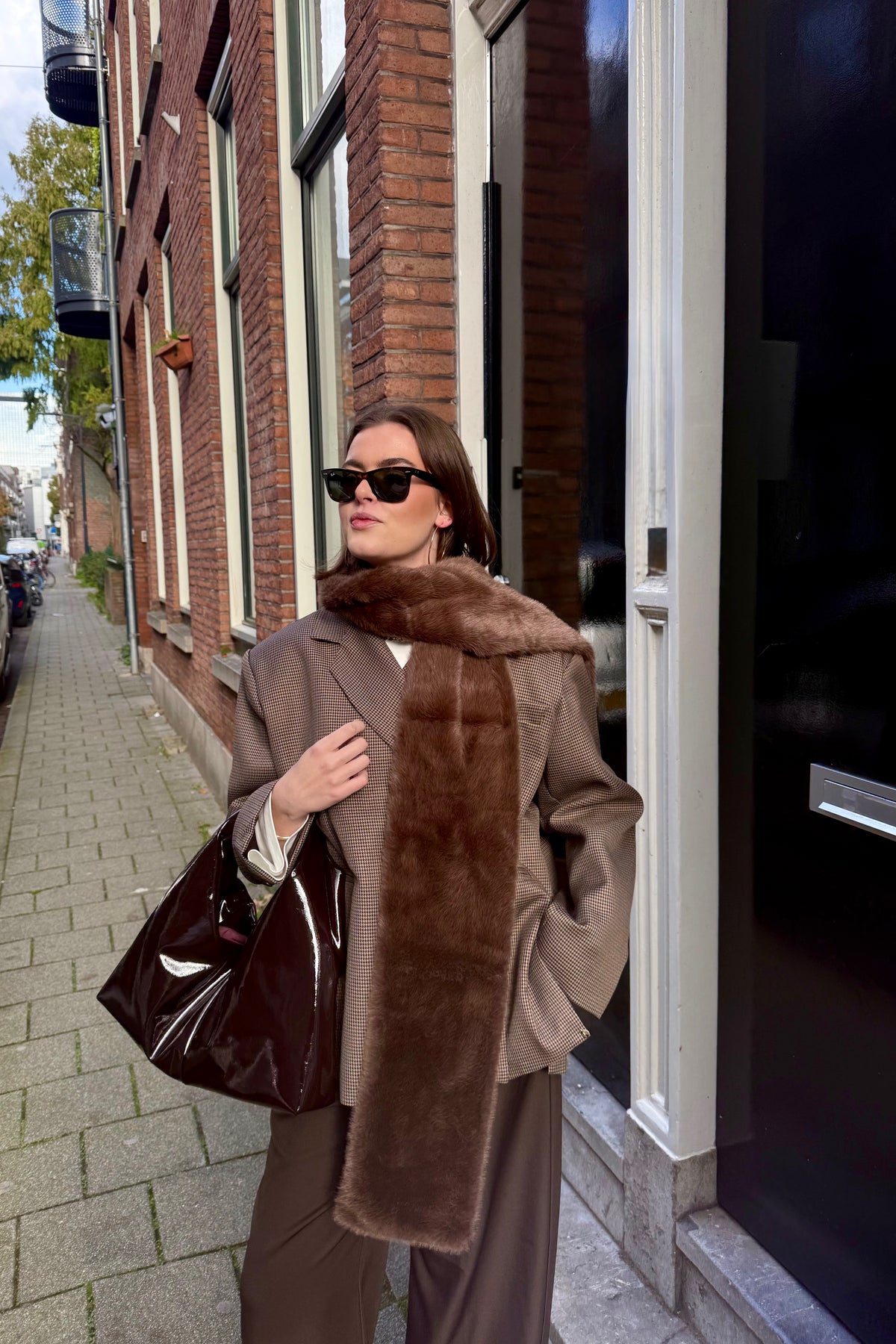 Jasmin Blazer - Zwart/Rood