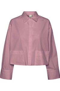 YASLee Cropped Blouse - Roze