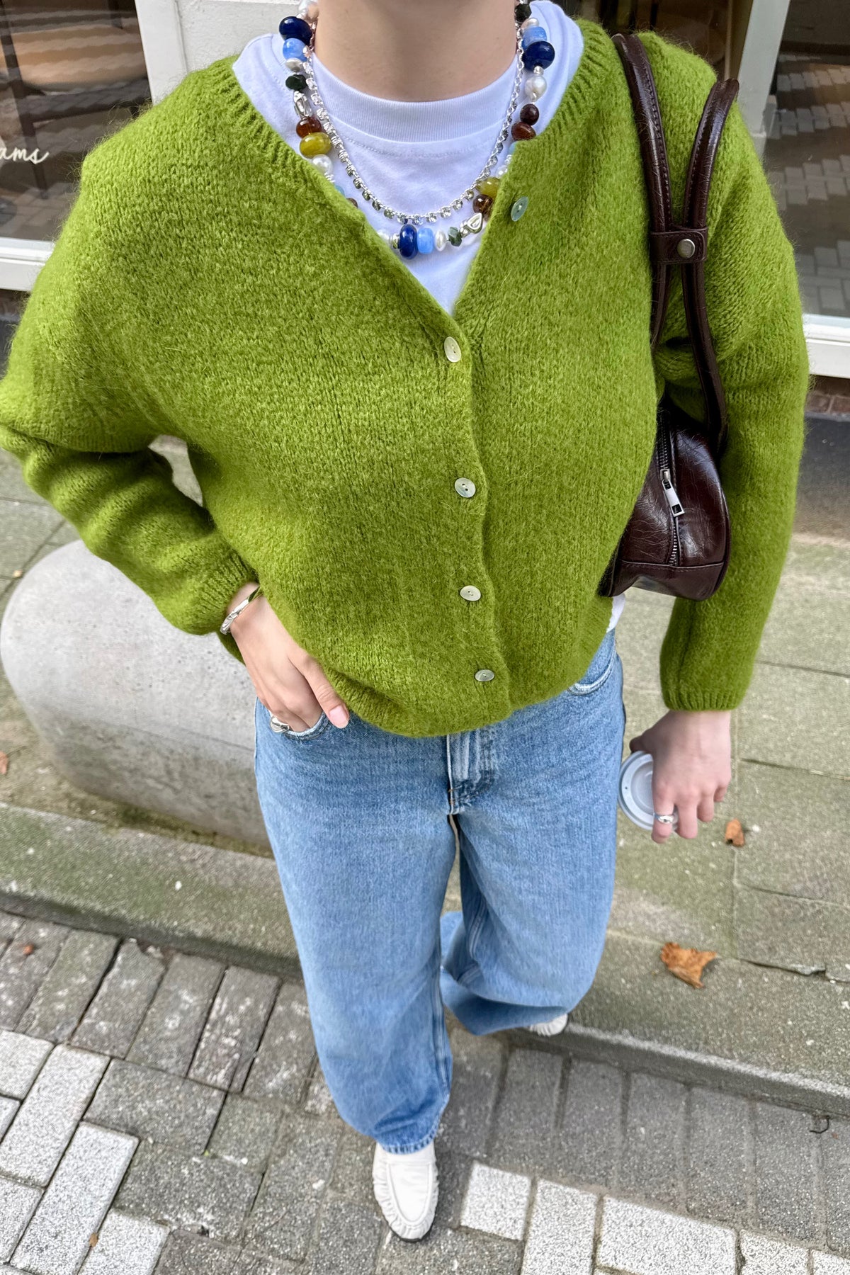 Veerle Vest - Lime Groen