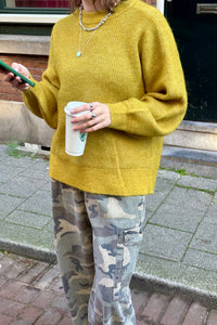 SLWLulu Gebreide Trui - Groen