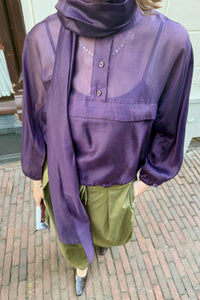 Silky Blouse - Paars