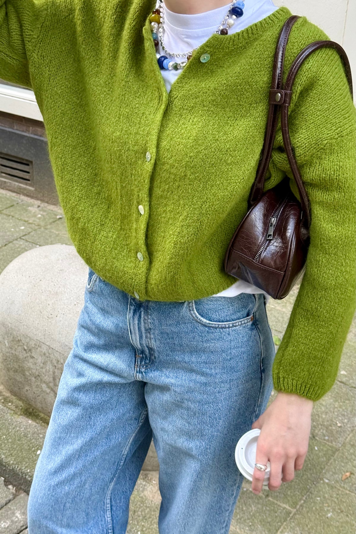Veerle Vest - Lime Groen