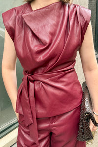 GittCC Pleat Top - Rood