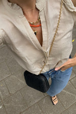 Siona Linen Top - Sand