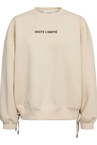 New Studio Tie Sweater - Beige