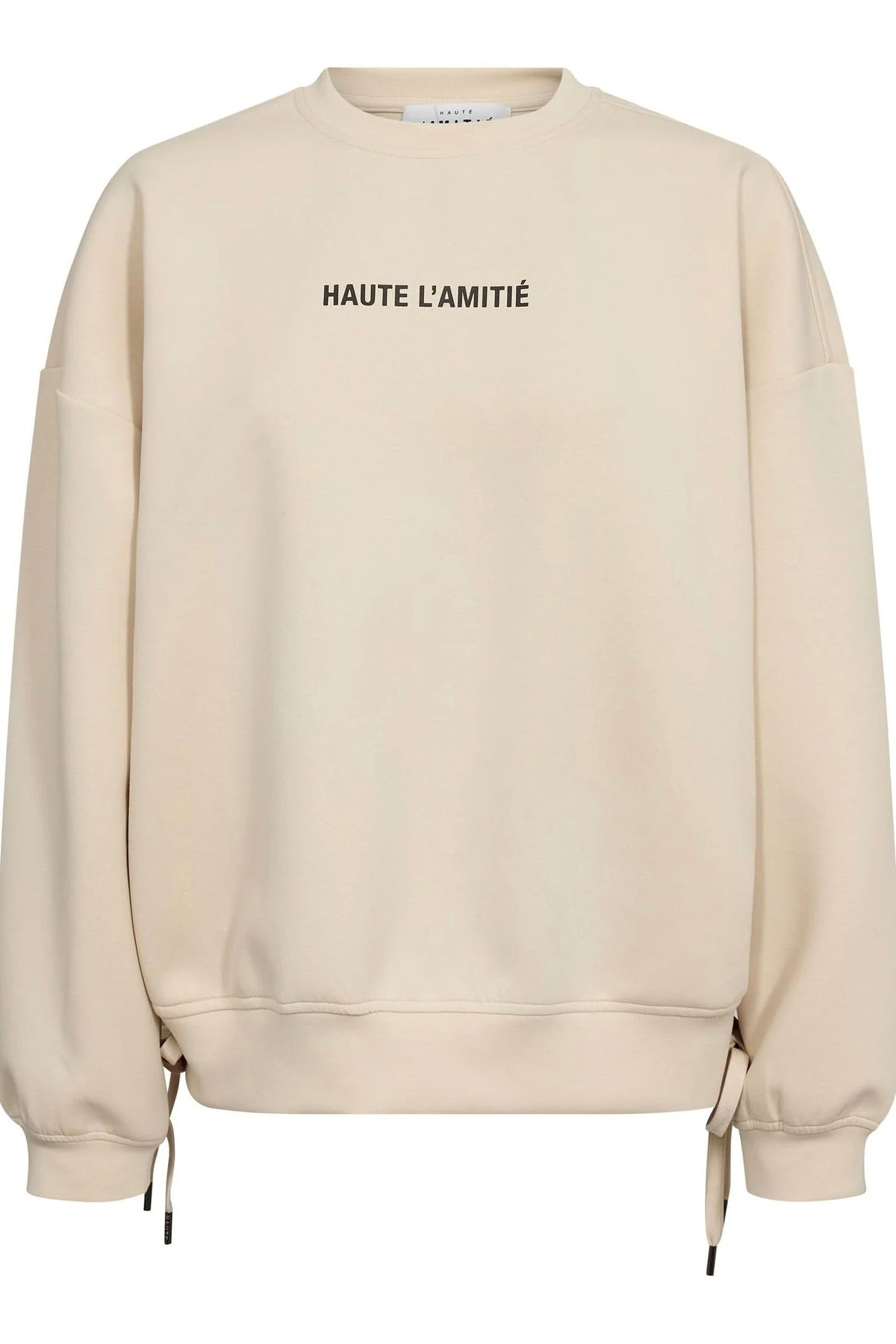 New Studio Tie Sweater - Beige