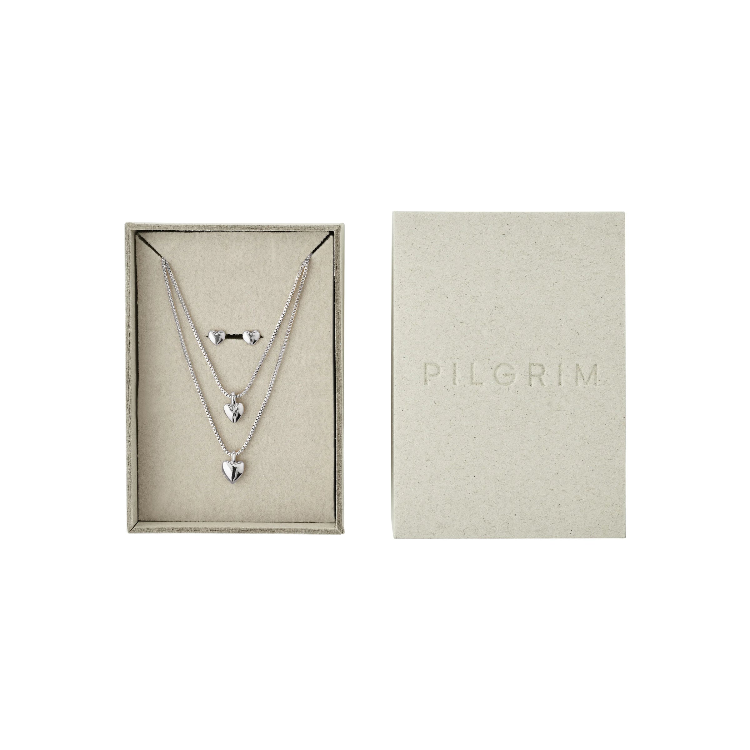 Penina Gift Set Kettingen & Oorbellen - Zilver