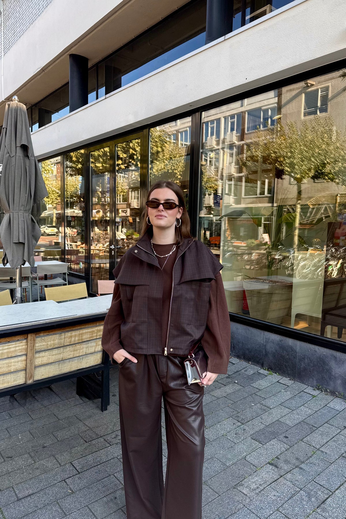 Tally Gilet - Donkerbruin
