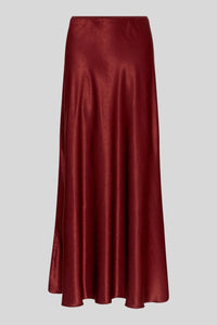 MSCHNicolette Ullas Satijnen Rok - Rood