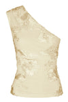 Florini Bloemen Mesh Top - Geel
