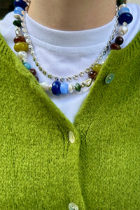 Mixed Stones Ketting - Groen/Blauw