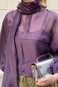 Silky Blouse - Paars