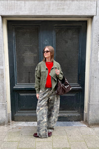 Ashley Denim Jas - Khaki