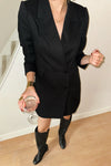 AlmiraCC Blazer Jurk - Zwart