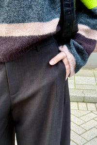 Essiall Pinstripe Pantalon - Grijs