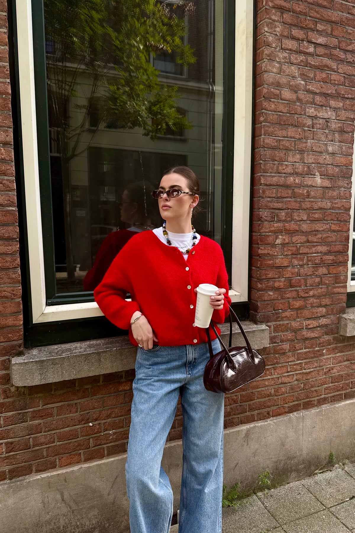 Veerle Vest - Rood