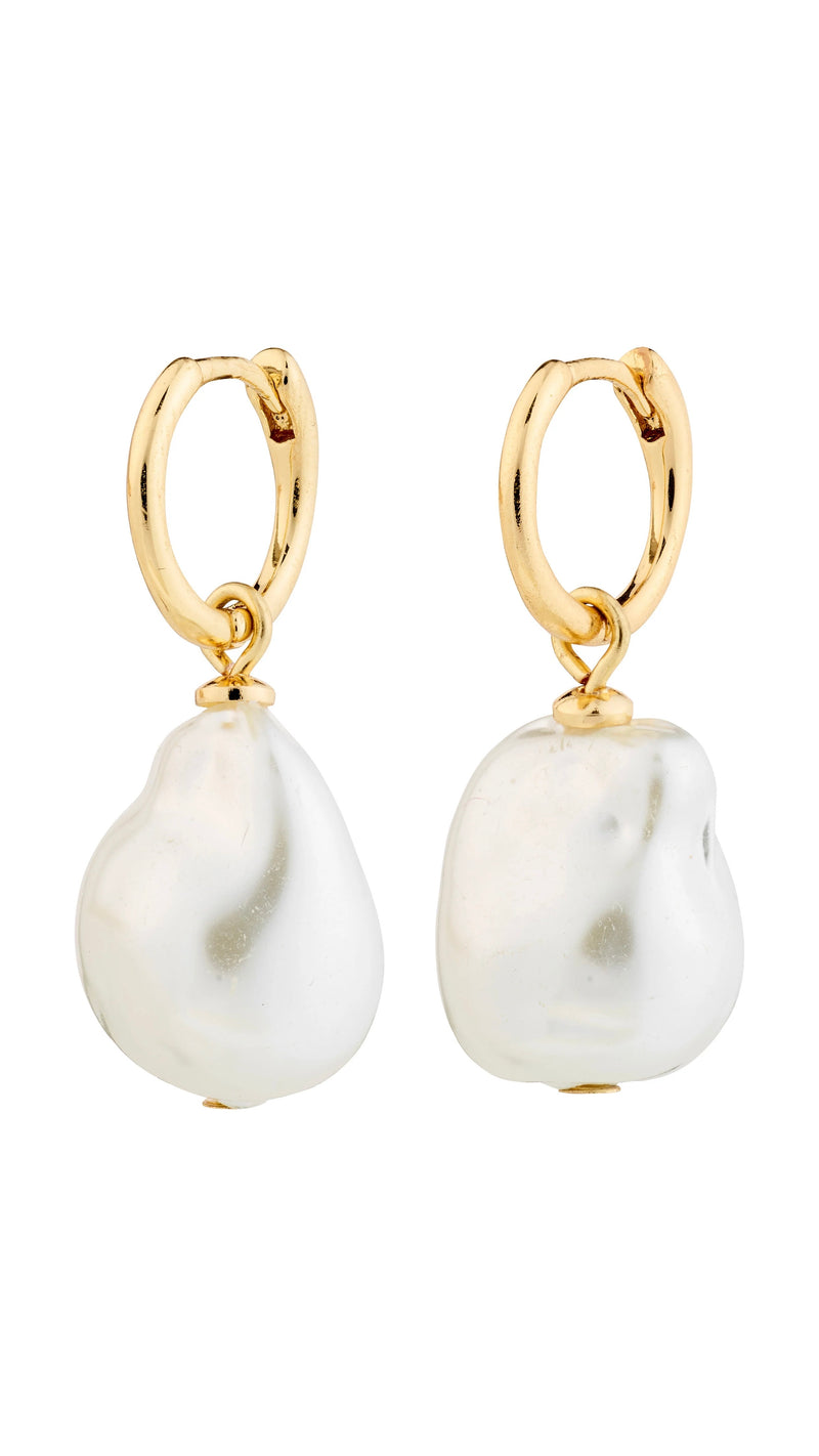 Sky Pearl Earrings - Goud