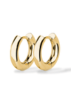 Classic Single Hoop Oorbel - Goud