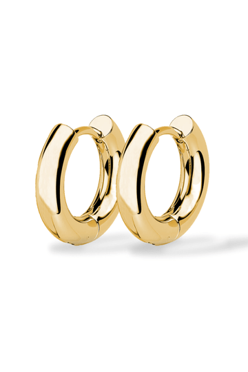 Classic Single Hoop Oorbel - Goud