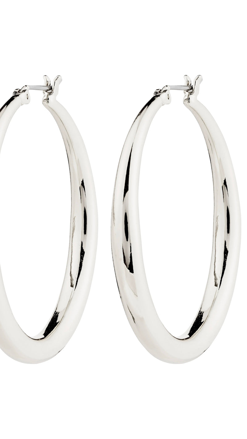 Jorun Large Hoop Earrings - Zilver