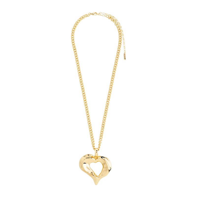 Tide Heart Necklace - Goud