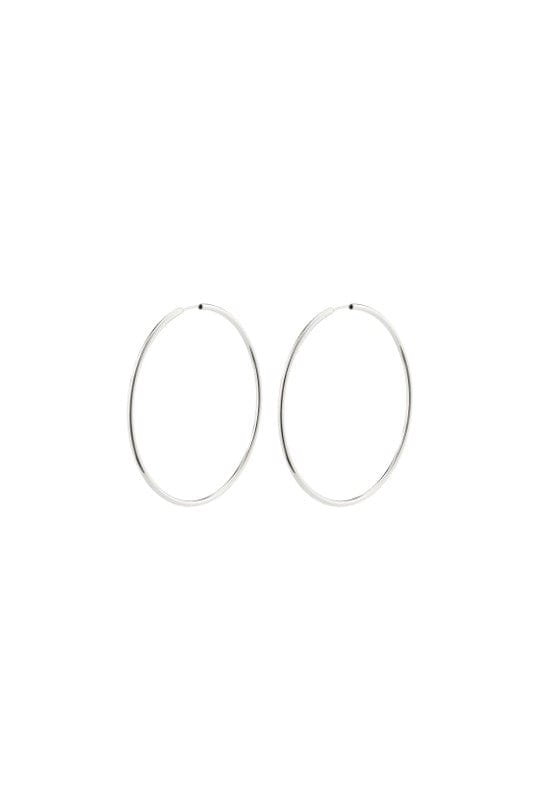 April Large Oorbellen - Zilver