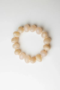 Arta Bead Armband - Cream