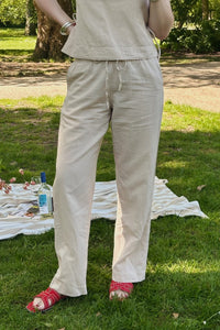 Sonar Linnen Broek - Sand