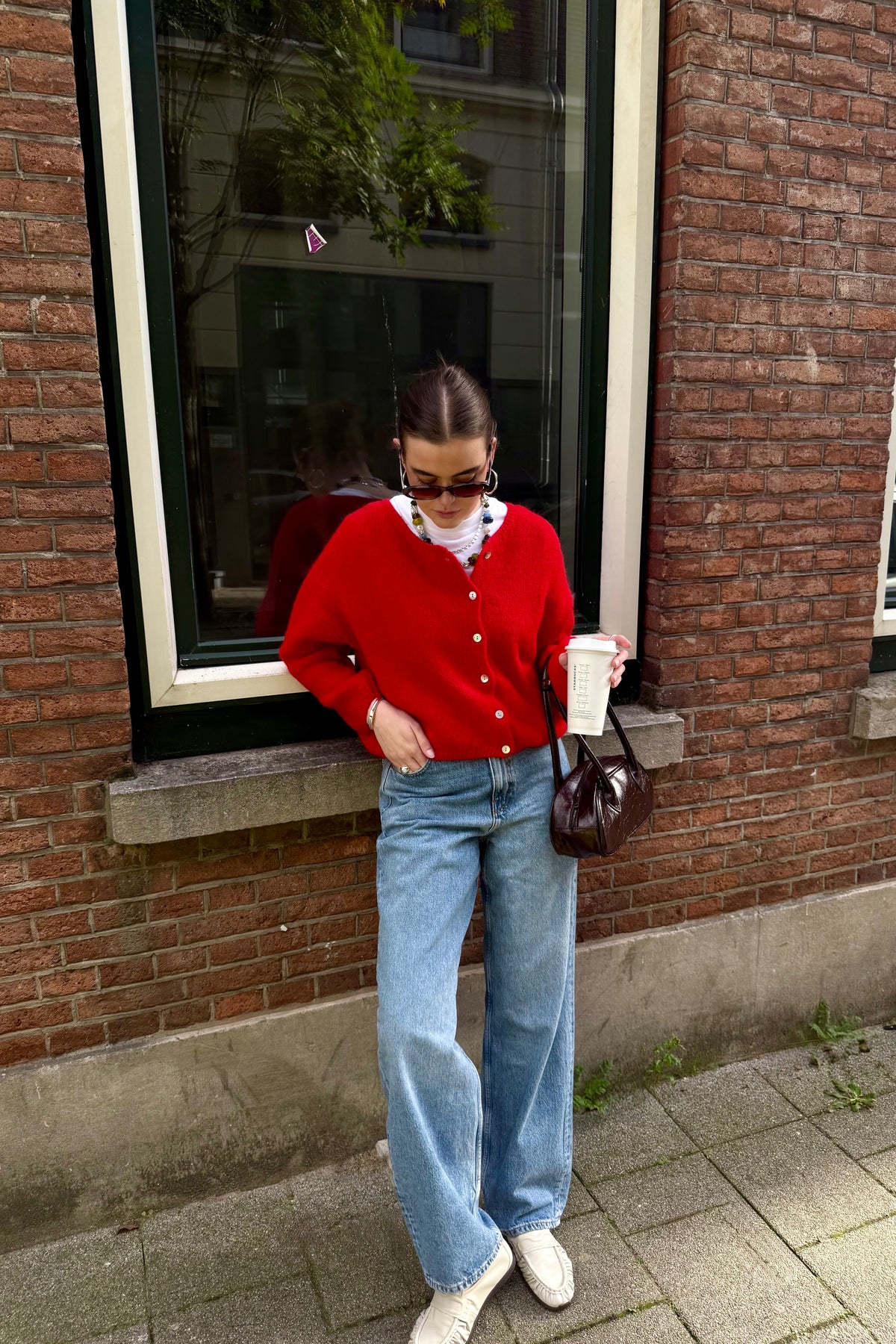 Veerle Vest - Rood