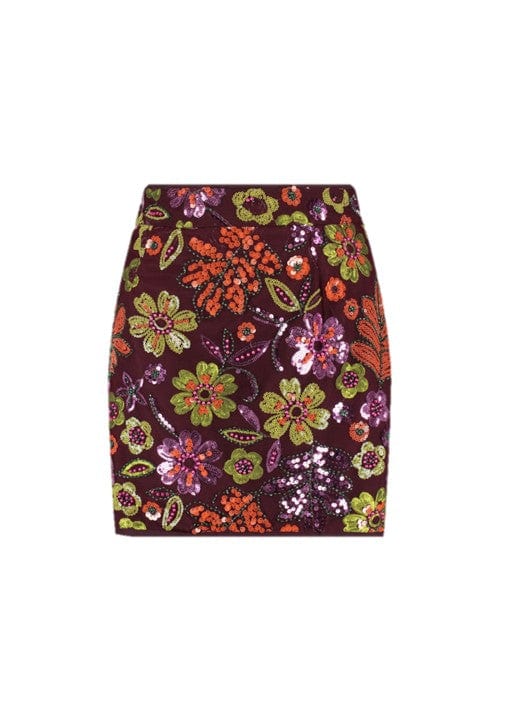 Balou Glitter Rok - Bordeaux