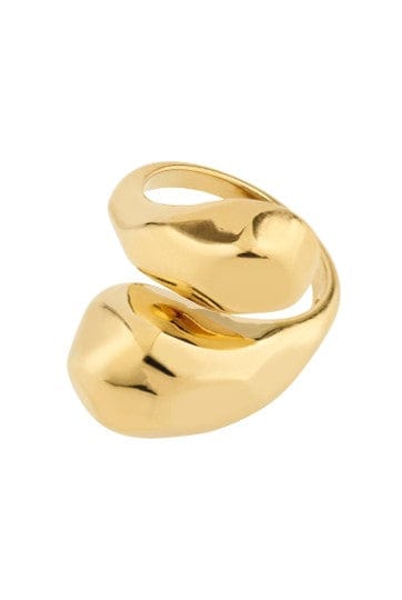 Believe Recycled Ring - Goud