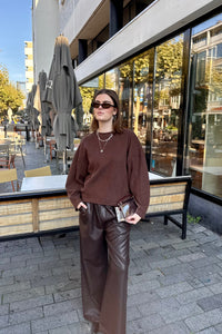 MSCHMarletta Sweater - Donkerbruin