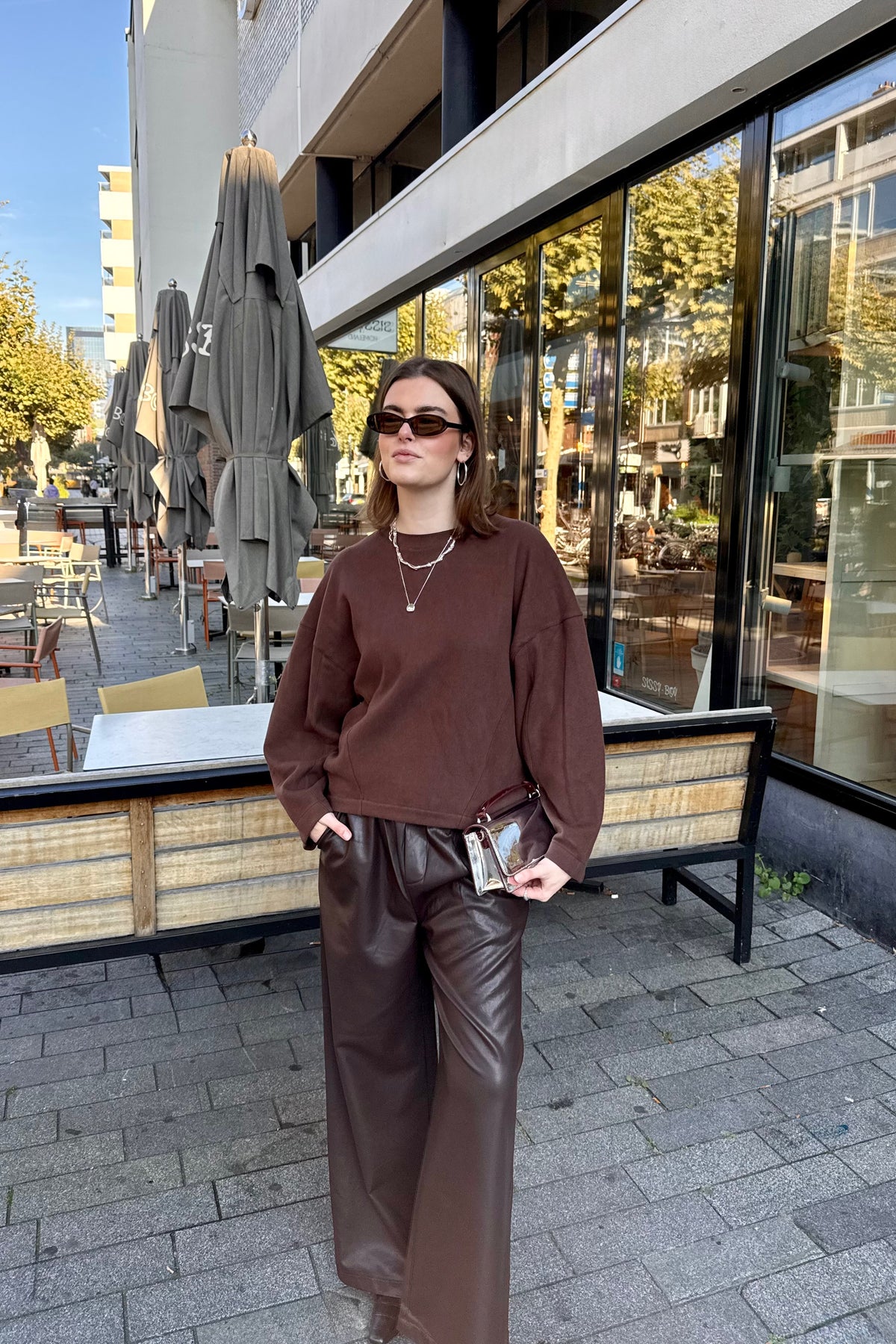 MSCHMarletta Sweater - Donkerbruin