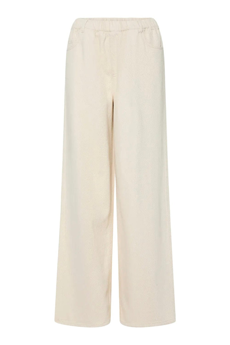 PCSavanna Denim Pants - Beige