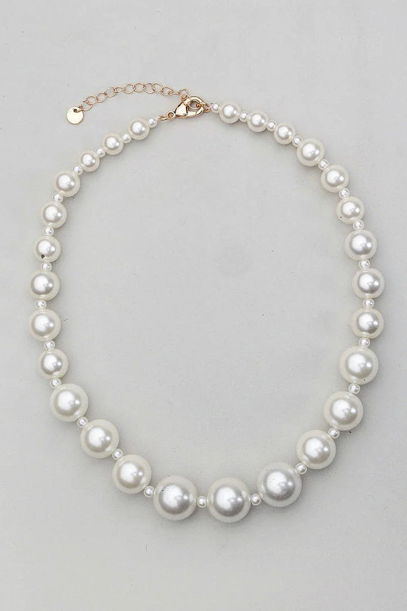 Bead Pearl Necklace