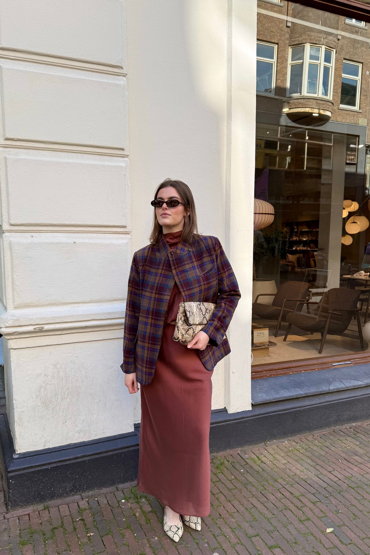 Billie Top - Chocolade Bruin