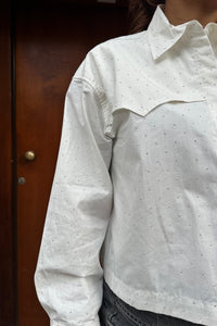 YASCiru Short Studded Blouse - Wit