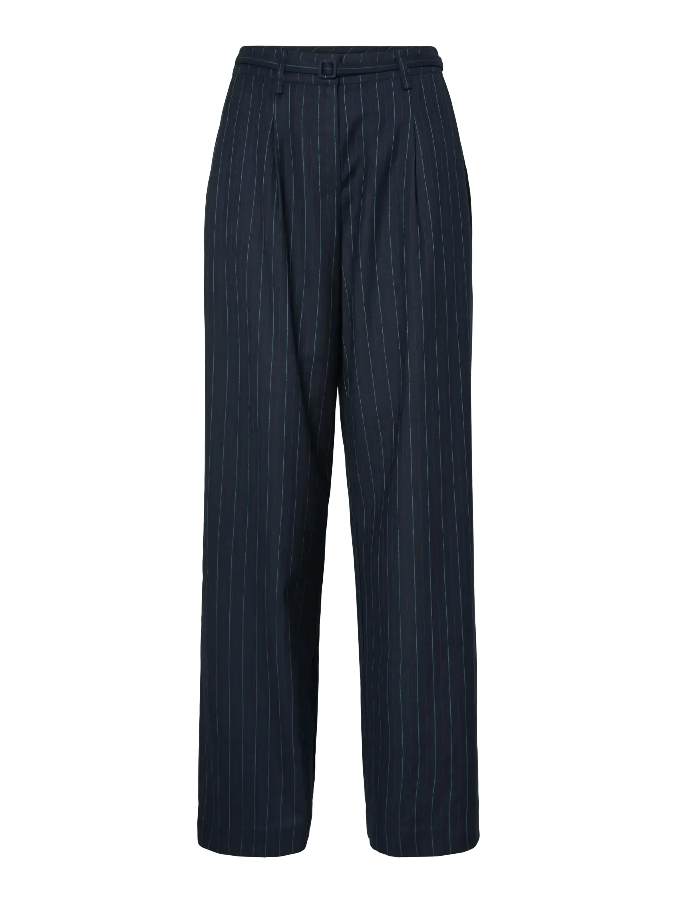 YASPimis Gestreepte Pantalon - Donkerblauw