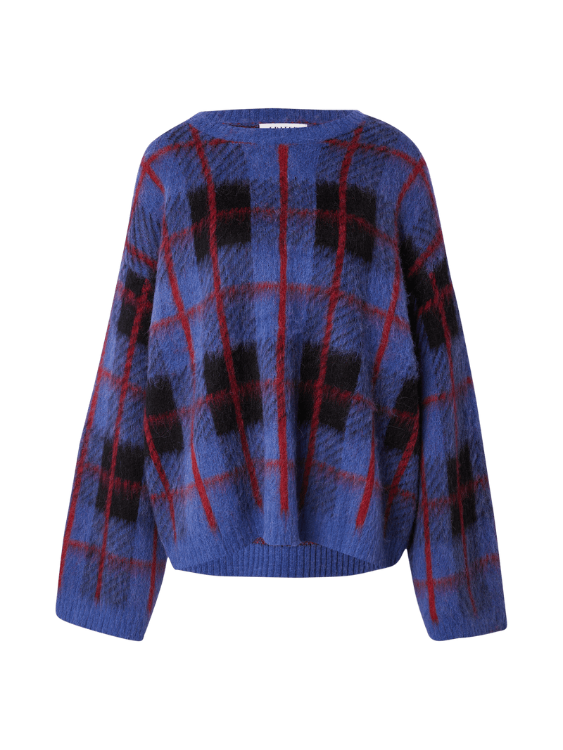 Christel Wollen Trui - Blauw