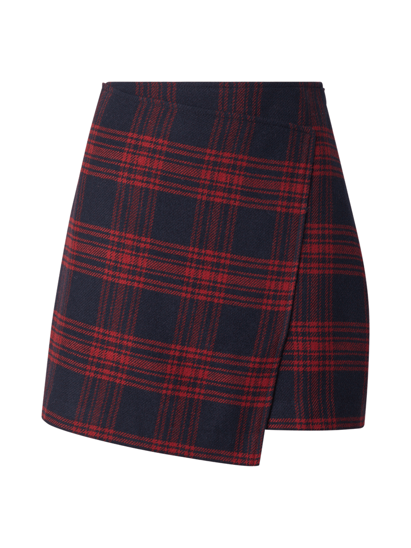 Simay Wollen Rok - Rood