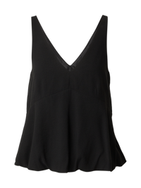 Zoja Peplum Top - Zwart