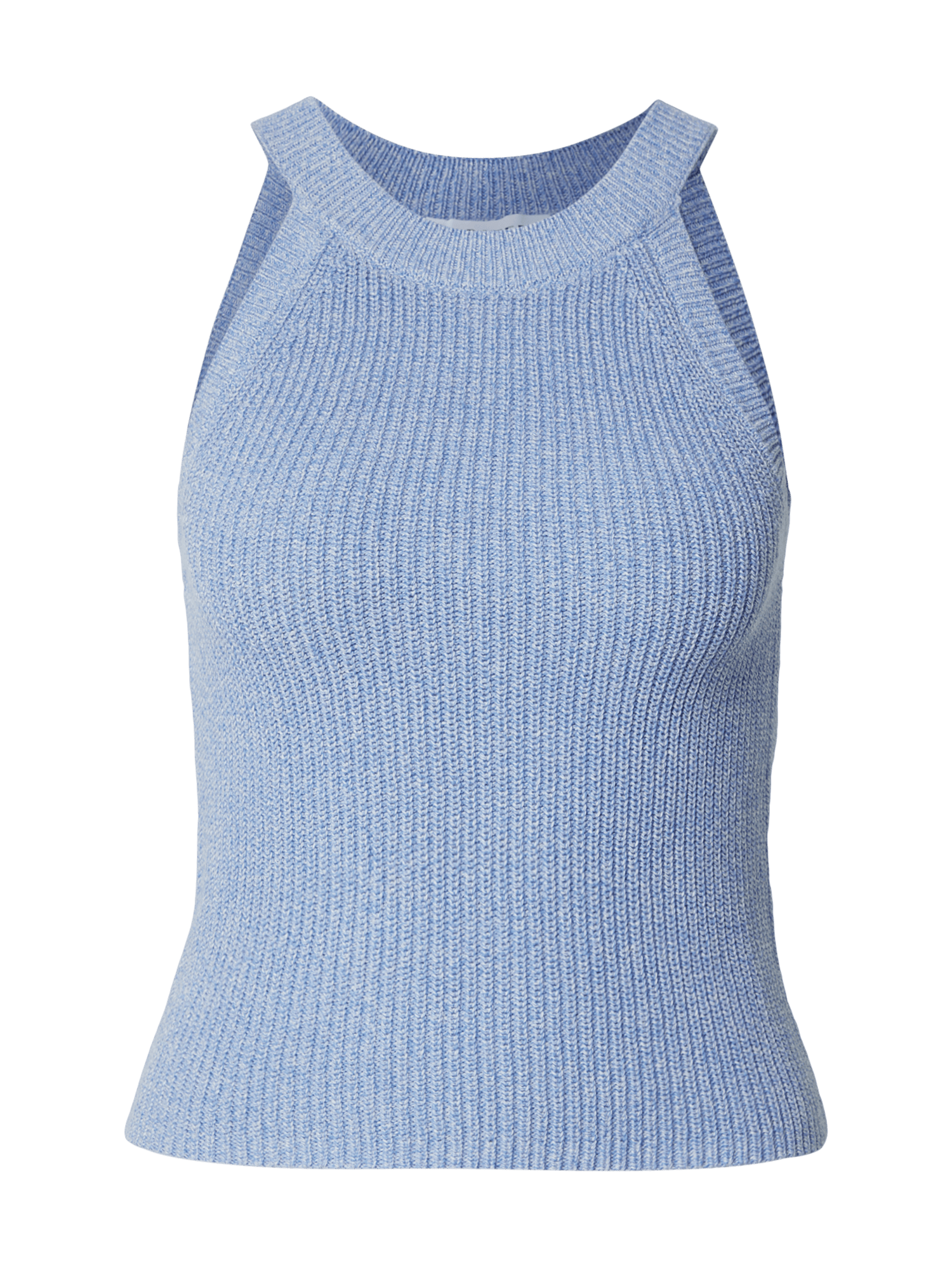 Yandra Gebreide Top - Licht blauw