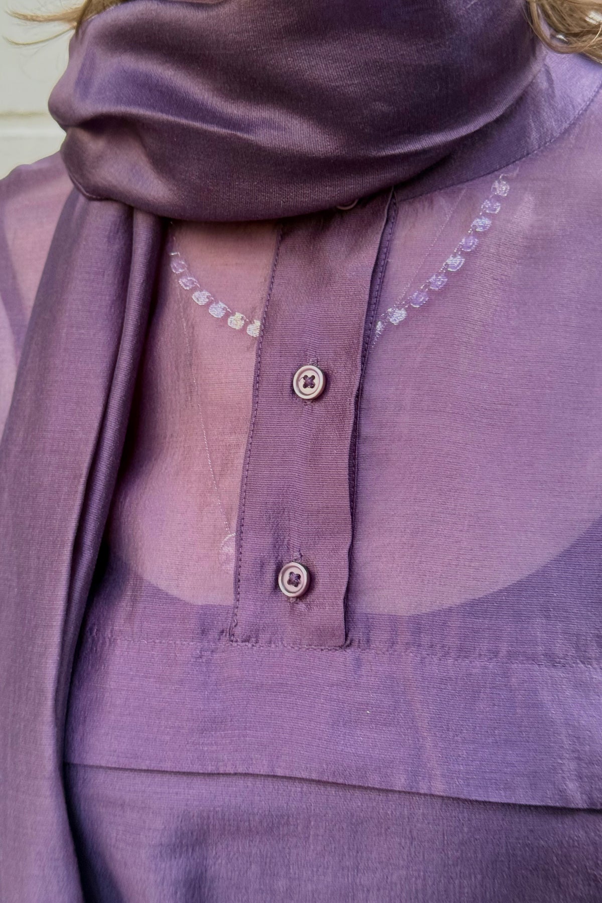 Silky Blouse - Paars