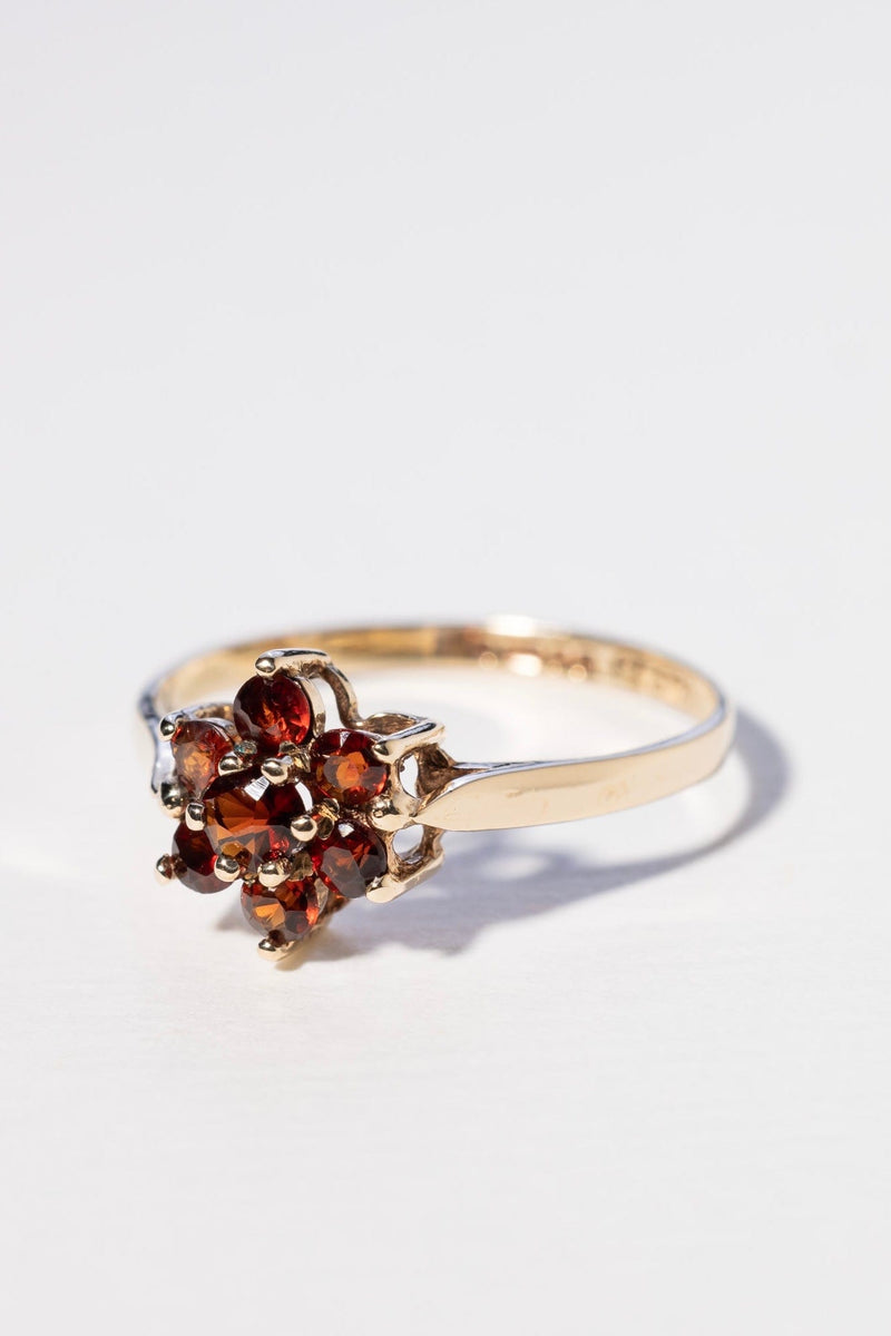 Eleonora Vintage Ring - Garnet