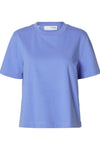 SLFEssential Boxy T-Shirt - Blauw