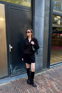 Elayne Strechy Skort - Zwart