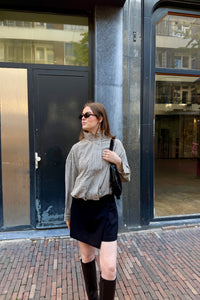 Moniek Jas - Creme/Blauw