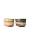 HKliving 70's Ceramics Tapas Bowls - Drift