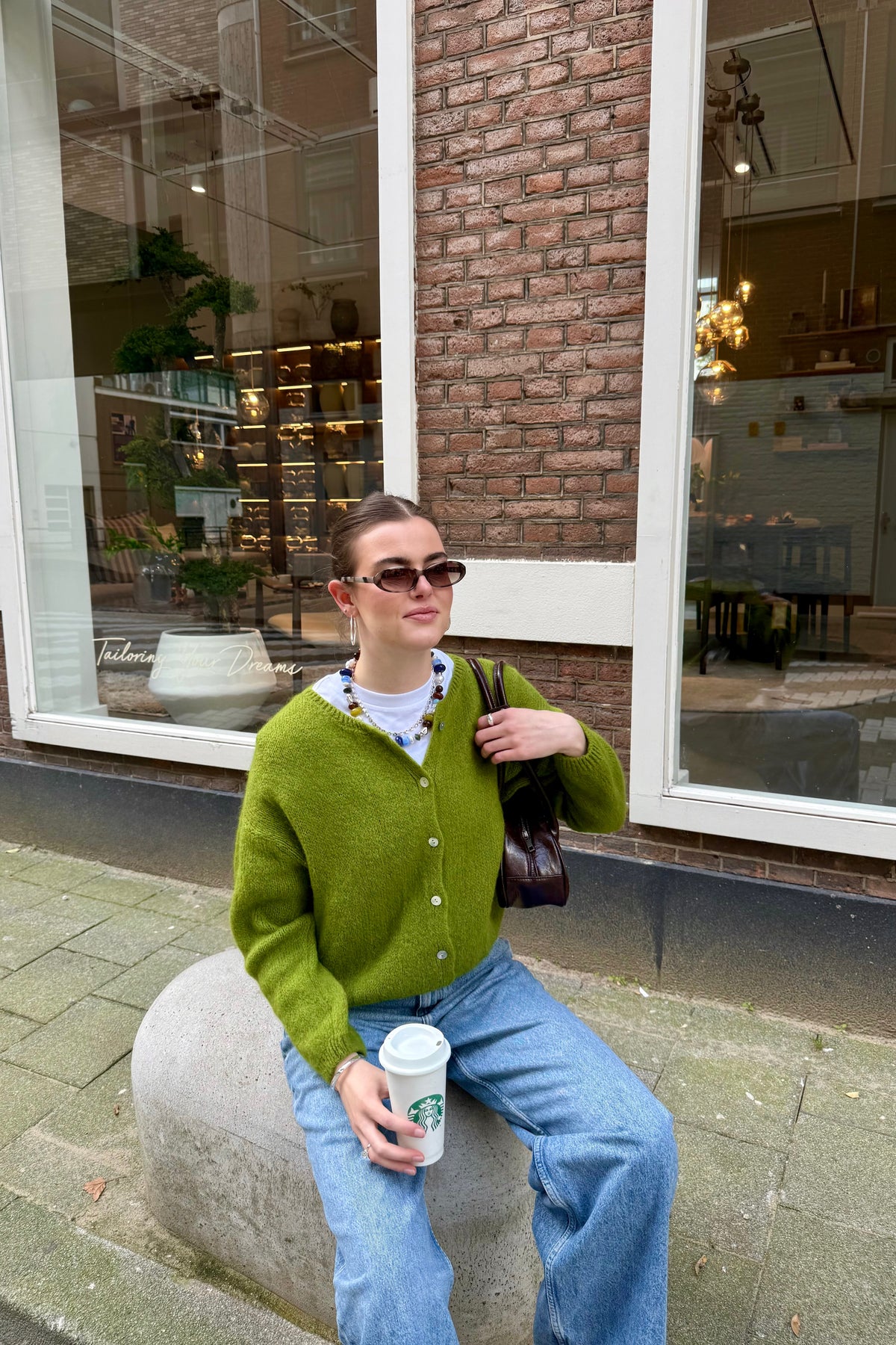 Veerle Vest - Lime Groen
